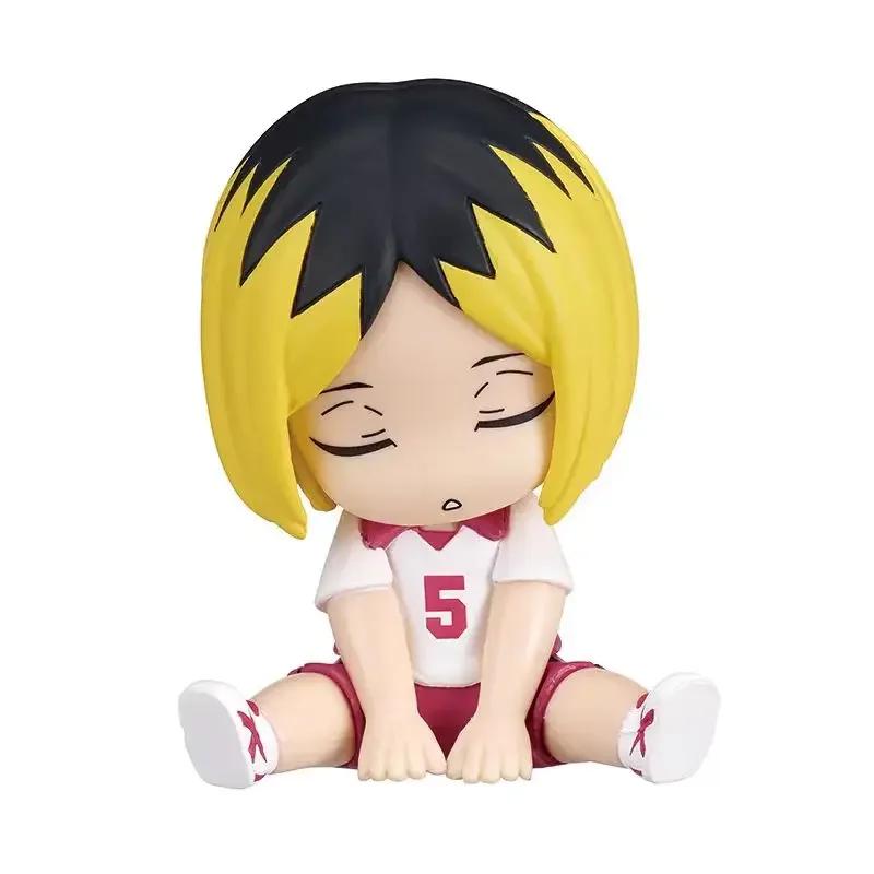 Genuine Gacha Haikyuu Shoulder To Shoulder Sitting Figure Shoyo Hinata Tobio Kageyama Action Figure Toys