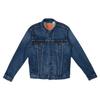Levis FW22 Solid Color Turn Casual Denim Jacket Men Outerwear Blue 72334-0322