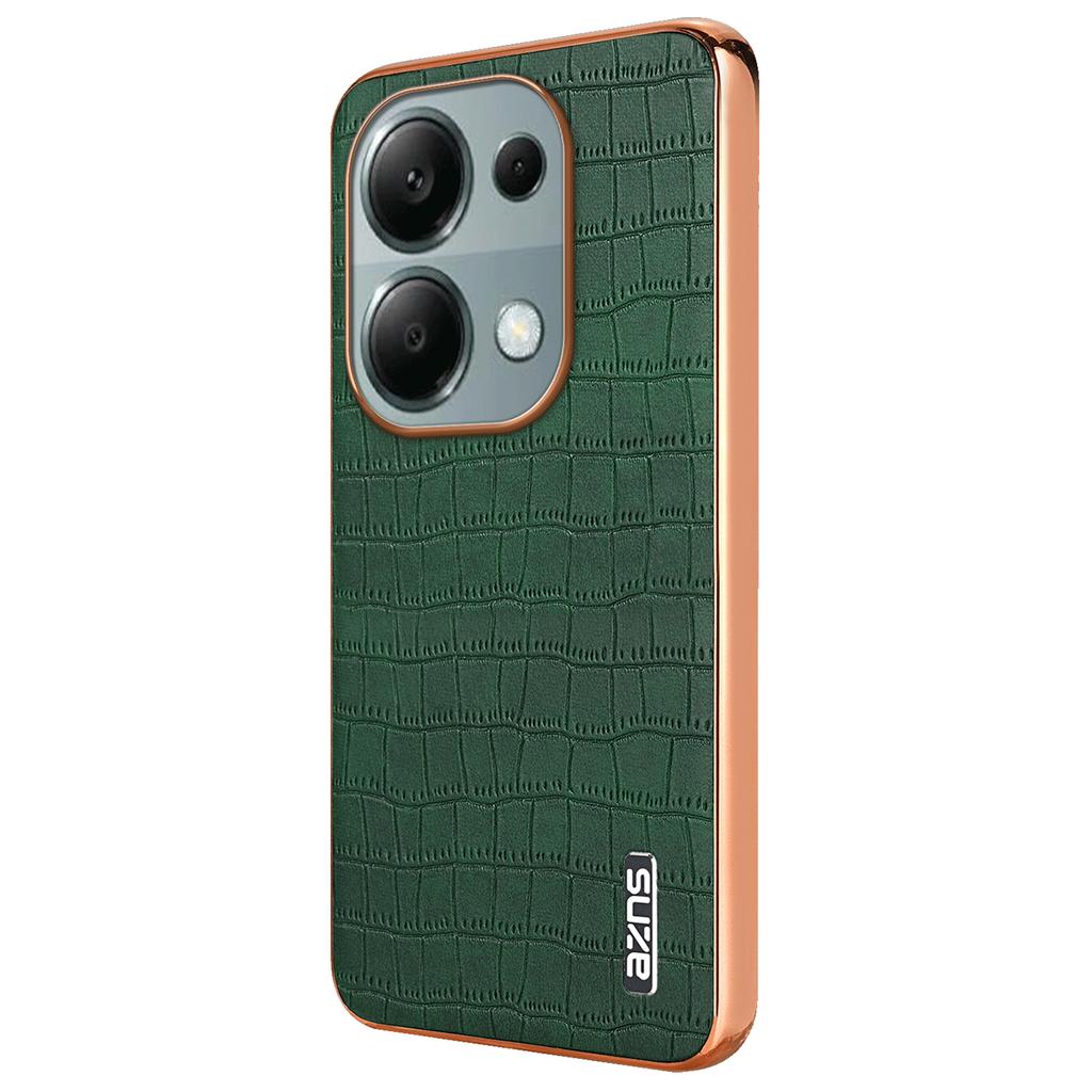 For Xiaomi Redmi Note 13 Pro 4G/Poco M6 Pro 4G Case Shockproof PU+TPU Electroplated Phone Cover