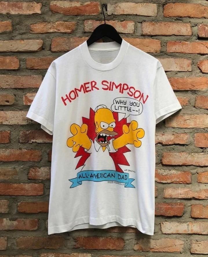 Vintage 1989 Homer Simpson The Simpsons Size S-5Xl Unisex T-Shirt S