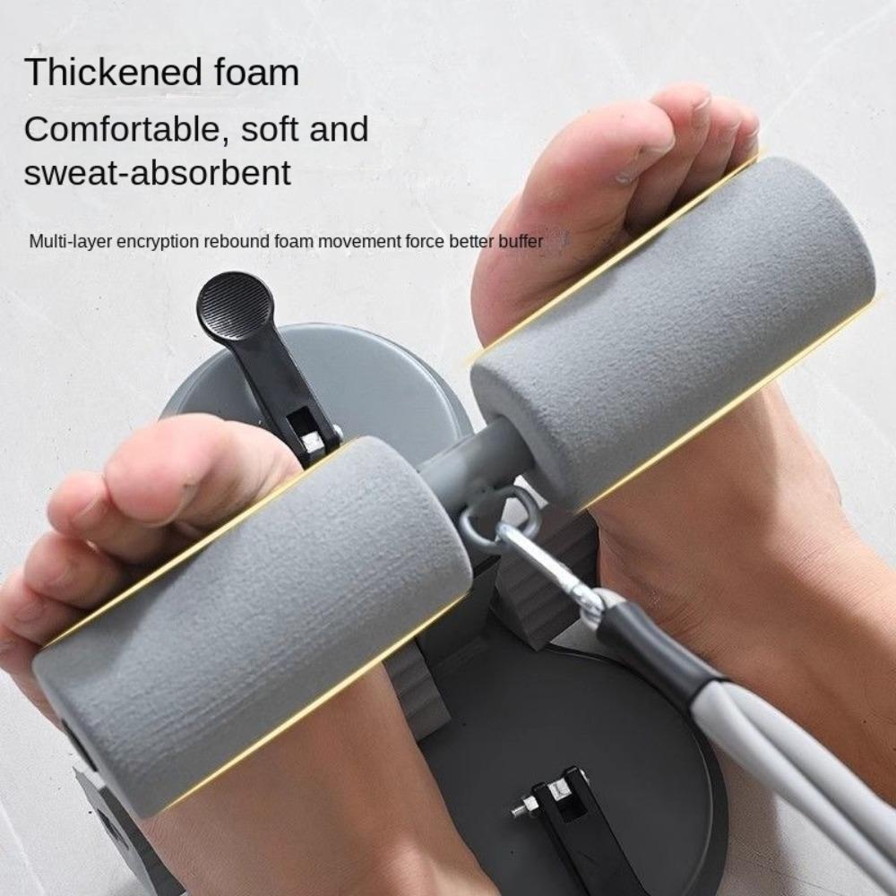 With Tension Rope Sit Up Abdominal Trainer Abdominal Trainer Floor Equipment  for Home Gym
