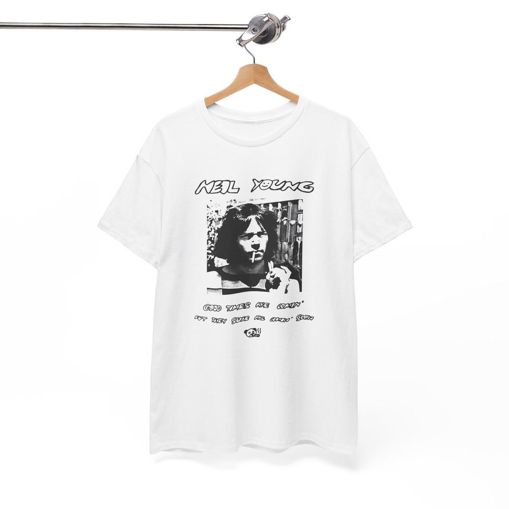 

Neil Young Shirt Heart Of Gold Classic Rock Icon Tee Folk Music Fan Unisex Tee Unisex T-Shirt XXXXL