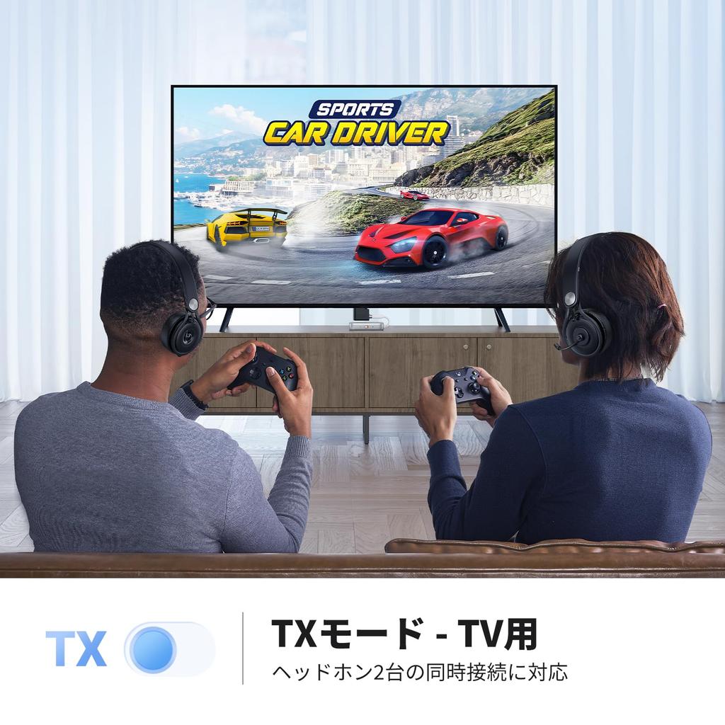 UGREEN Bluetooth Transmitter Wireless Transmitter Receiver for and Home Dual Pair for AirPods and Bluetooth Aux Audio with TELEC Certified for Car and