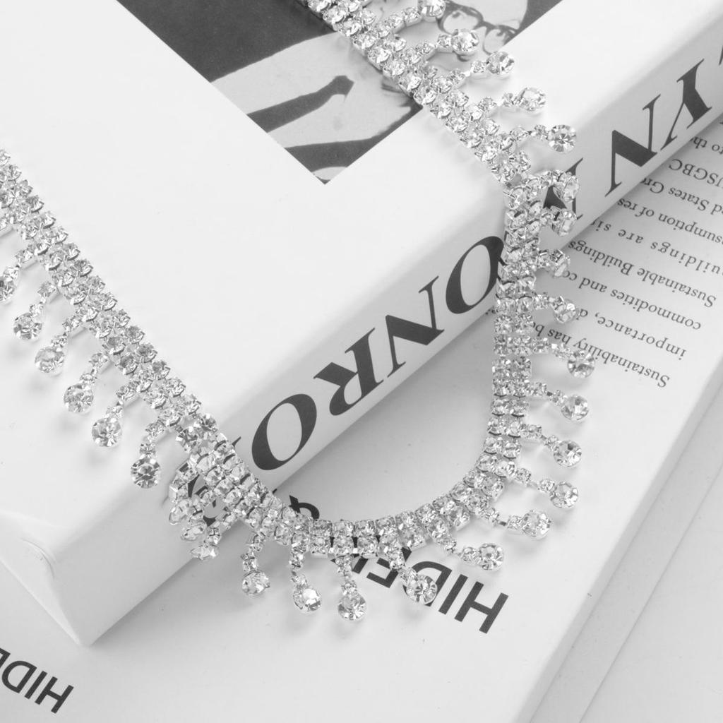 Elegant Crystal Waist Chain - Versatile Evening Dress Accessory