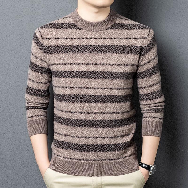 

Мужской пуловер Yiliteng с узором из 100% шерсти YTMTST6437 2XL