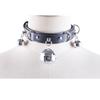 Cross Punk Harajuku Maid Soft Girl Paar Halsband und Glocken Set