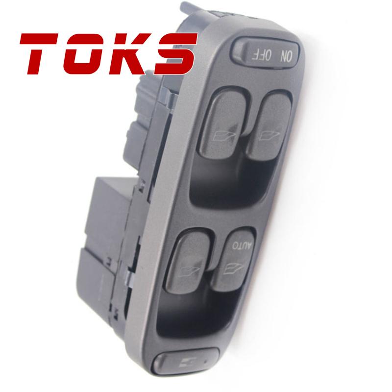 TOKS 8638452 Power Window Control Switch 9148957 For Volvo S70 GLT V70 R XC70 2.3L 2.4L 1998-2000 Auto Parts 9472276 8637145