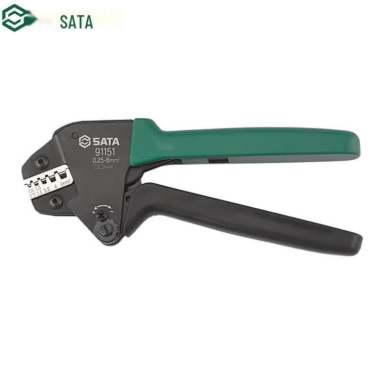 SATA 91151 Labor-Saving European Terminal Crimping Plier European Terminal Labor-Saving Type