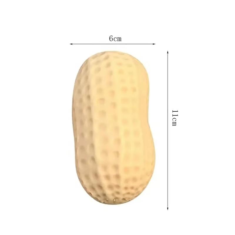 Peanut Stress Ball Crunchy Squeeze Bal Squishy Toy Simulated Peanut Squeeze Stress Relief Buttery-Soft Feel ASMR Sensory Adults