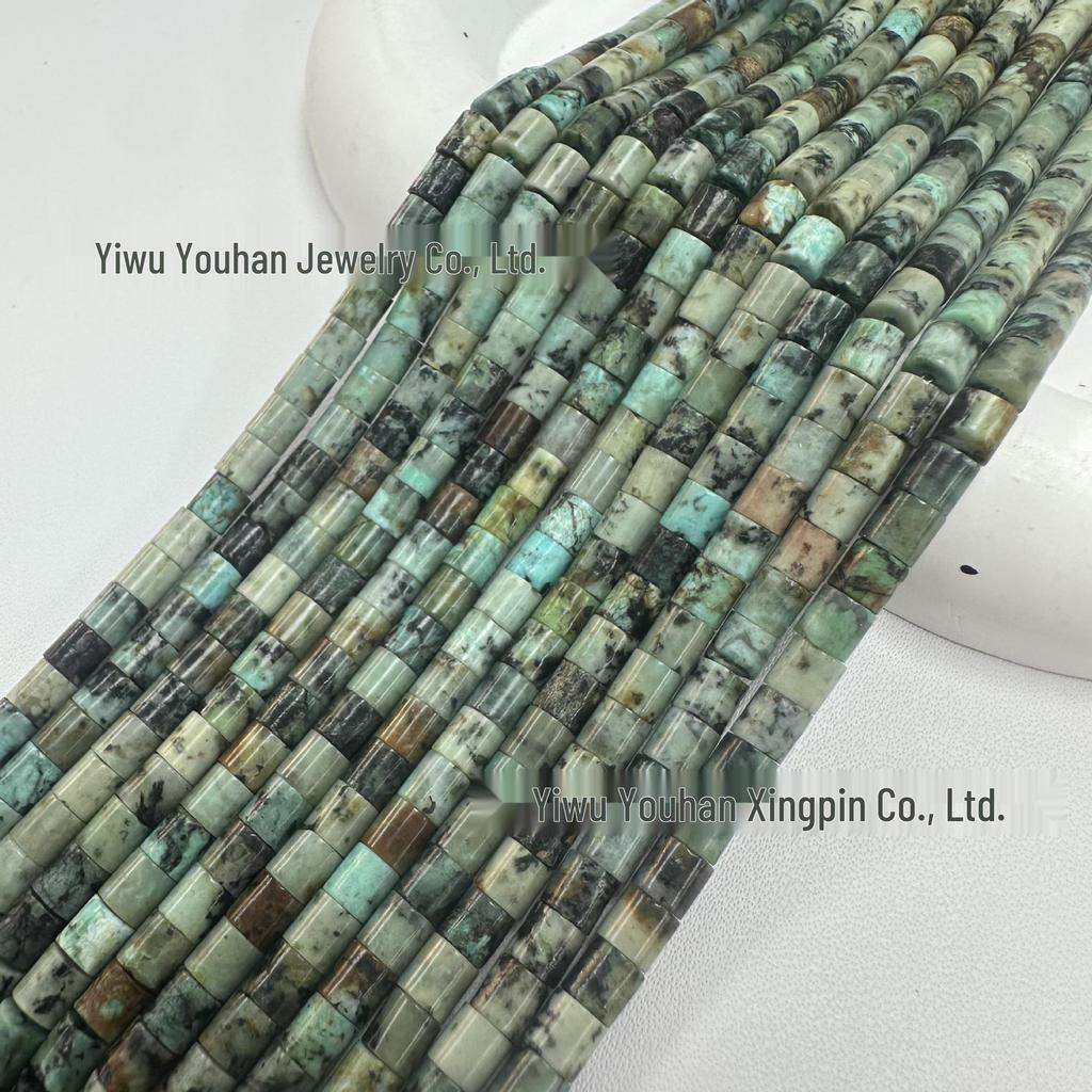 4x4mm Natural Stone Cylinder Beads for Handmade DIY Jewelry, Bracelets & Necklaces