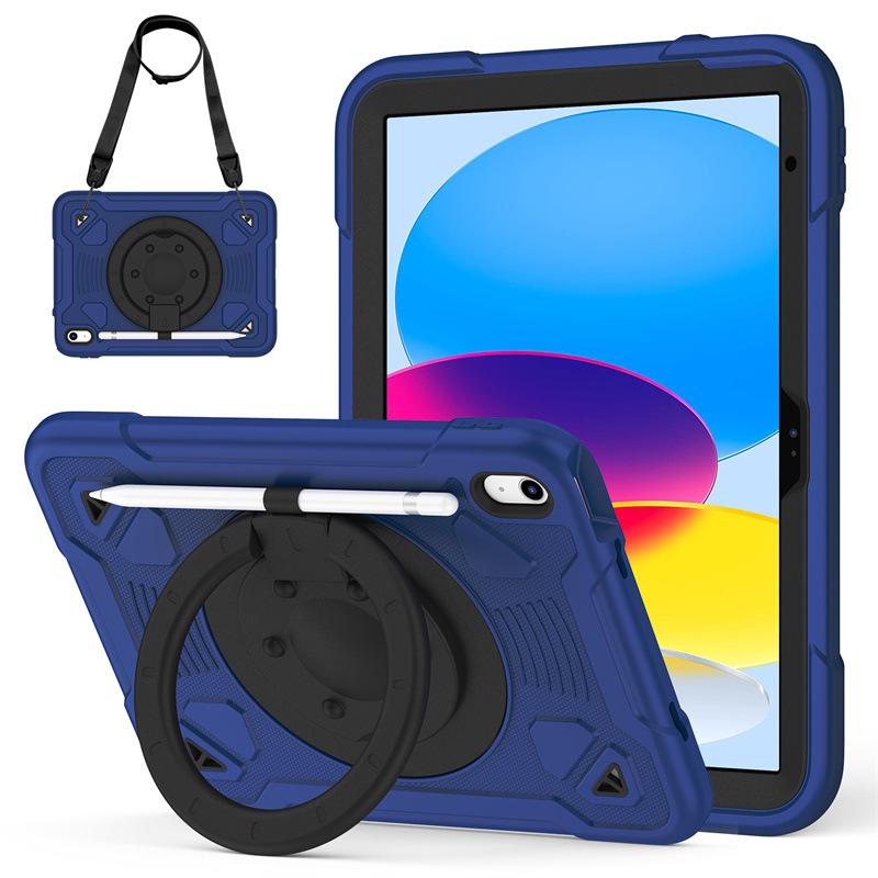 Samsung Tab A11 Cartoon Silicone Wristband Holder Case with Pen Slot