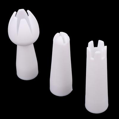 3Pcs/Set Whip Cream Dispenser Head Whipped Nozzle Mounting Mouth Base Tips Dinning Bar Whip Cream Special Head
