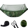 Quick-Open Mosquito-Proof Outdoor Hammock: Encrypted Mesh Parachute Nylon with Mosquito Net for Single/Double Camping