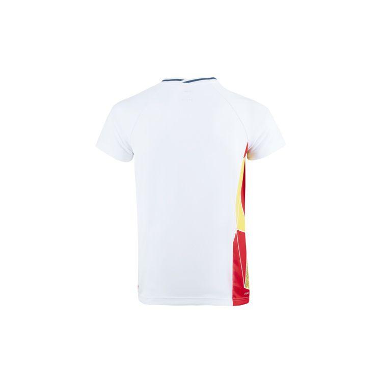 Li-Ning Casual Breathable Sports Badminton Short Sleeve T-Shirt Unisex Tops White AAYR375-1