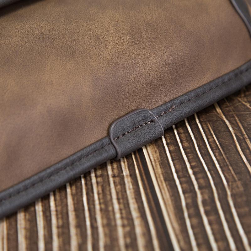 Bolso bandolera de un solo hombro para hombre, bolso urbano sencillo con cabeza de tigre, bolso de Color Retro para hombre, bolso pequeño de cuero