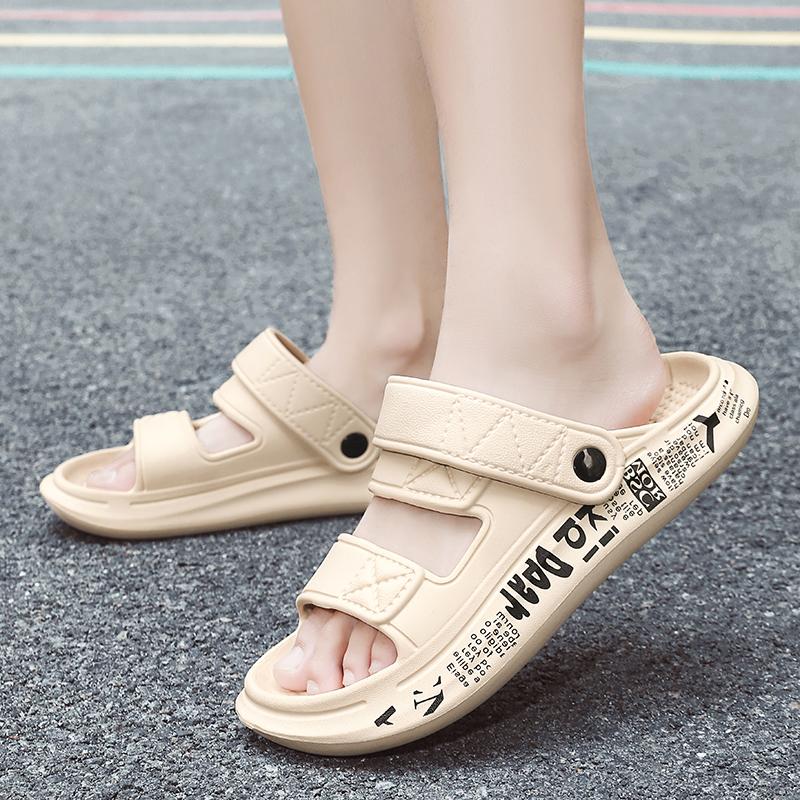 Fashion Breathable Men Slippers Comfortable Man Beach Sandals Non-slip Lightweight Male Walking Shoes Summer Outdoor Man Casual Shoes
