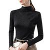 Semi-turtleneck Bottoming Shirt Women's New European Women's Clothing, Foreign Elastic Inner Waist Top