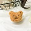 Cute Bear Mobile Phone Airbag Holder Cartoon Plush Creative Desktop Lazy Paste Retractable