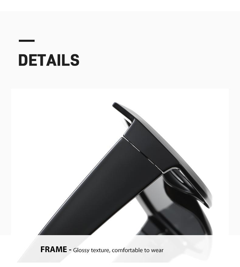 European & American Color Block Polygon Street Style Sunglasses