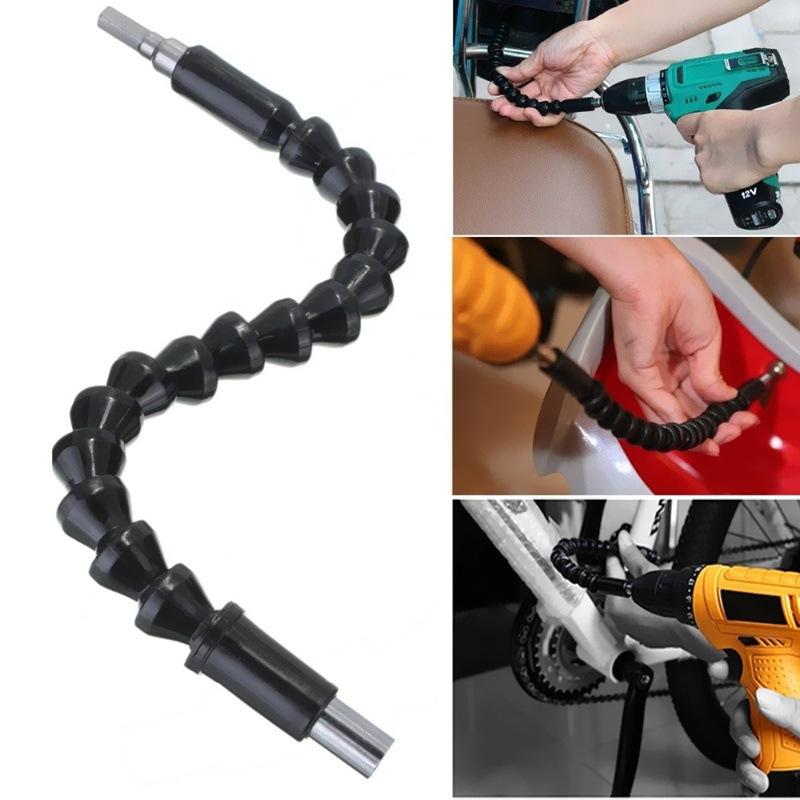 195/250/295mm Electronics Drill Flexible Shaft Extension Screwdriver Bit Holder Connect Link For Hex Shank Extension Snake Bit