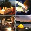 Solar Camping LED Lights Lantern Portable USB Lamp Folding Bubble 500mAh Mini Emergency Light for Outdoor Climbing Lighting