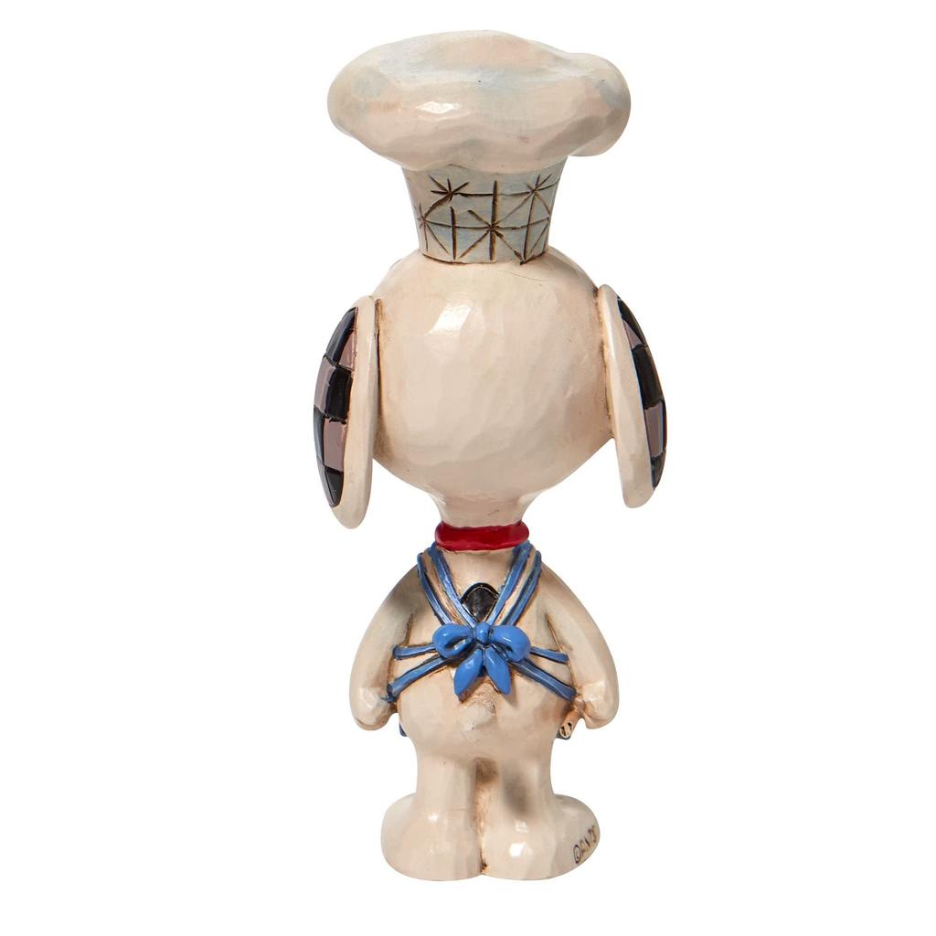 JIM SHORE Snoopy Chef Mini 6010120 Body: W4.2 x H10 x D6.5cm