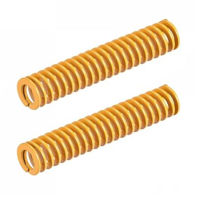 2 Piezas Útiles 8/10 mm Diámetro Exterior Muelle de Matriz para Impresora 3D Muelles de Matriz Amarillos Muelles de Compresión de Carga Ligera Pieza Eléctrica para Impresora 3D