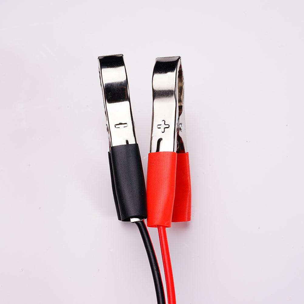 12V Power Car Cigarette Lighter Female To Alligator Clip Extension Connector To Terminal Clip-on Battery Adapter Auto Socket