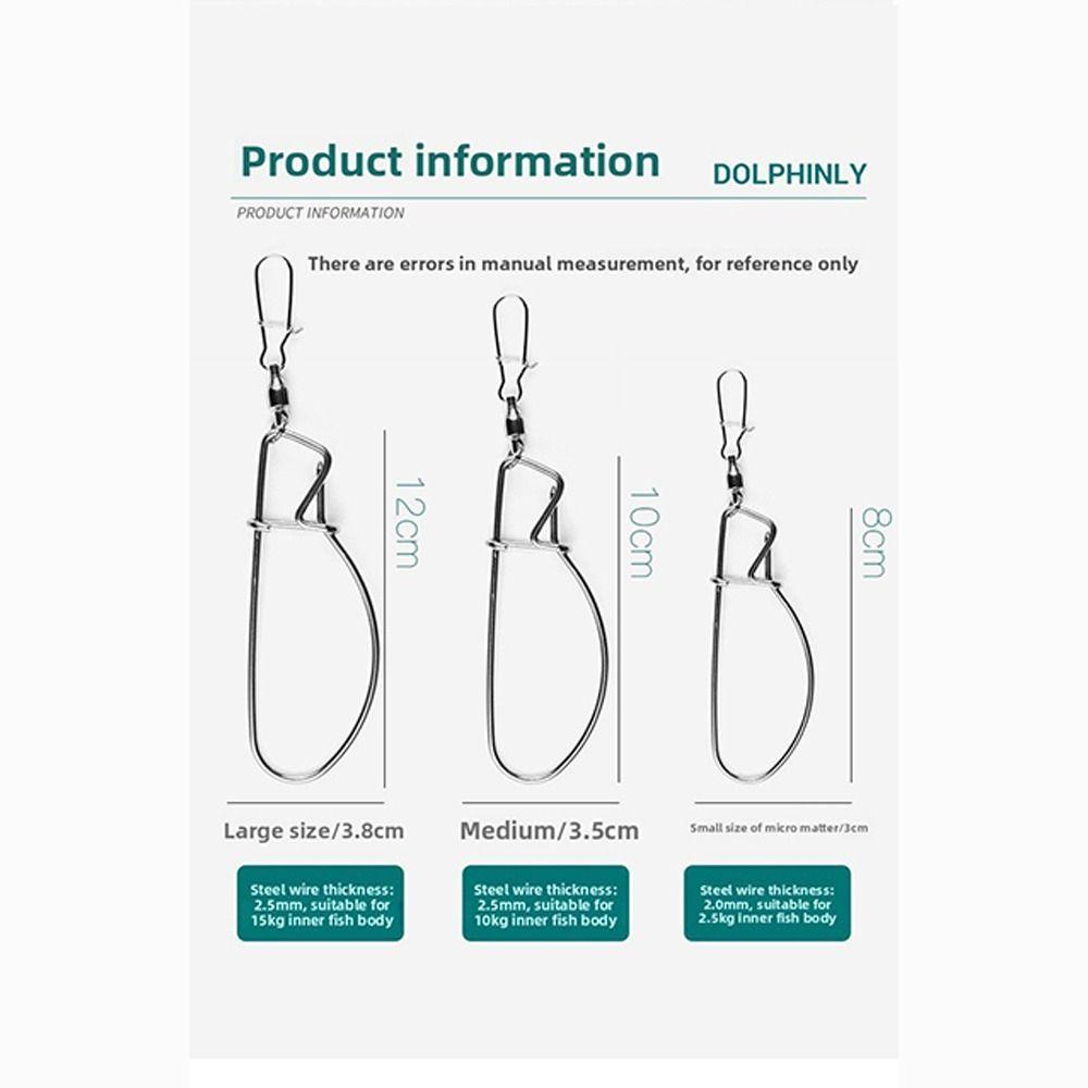 5ks Nerezové Rybářské Příslušenství Nerezový Provázek na Ryby Rybářský Výlet