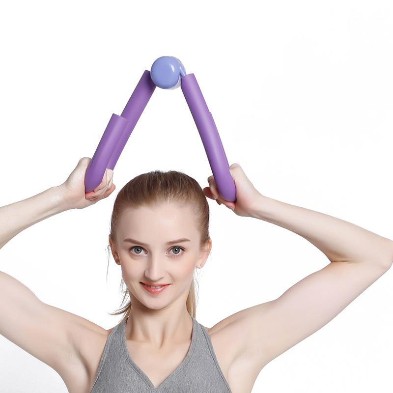 Purple Pelvic Floor Kegel Trainer, for Home Exercise. 23x10x15cm, Flocked Fabric, for Women's Health