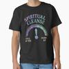 Spiritual Cleanse Classic T Shirt Vintage Stylish Streetwear Soft Versatile Casual Comfortable Graphic Unisex Slightly