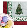 20pcs/Pac 33*33cm 2-Ply Disposable Party Napkin Christmas Pattern