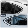 Per BMW X6 F16 2015- Spoiler Battitacco Finestrino Posteriore Laterale Copertura Otturatore Lunotto Prese d'Aria ABS Nero Lucido/Fibra di Carbonio