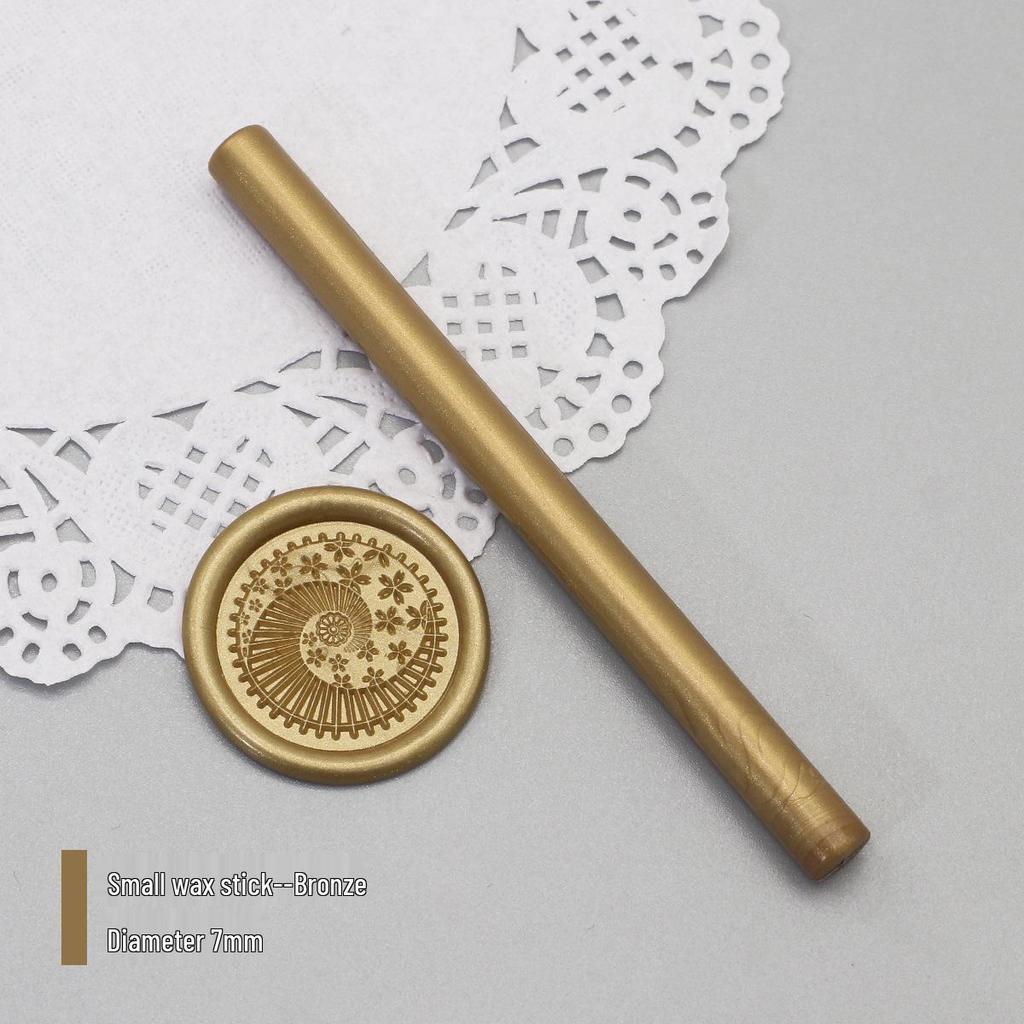 Bețișoare de Ceară de Sigiliu Mat Perlat, 125 Culori, 10x0.7cm, Compatibile cu Pistoale de Ceară, Culori Mixabile