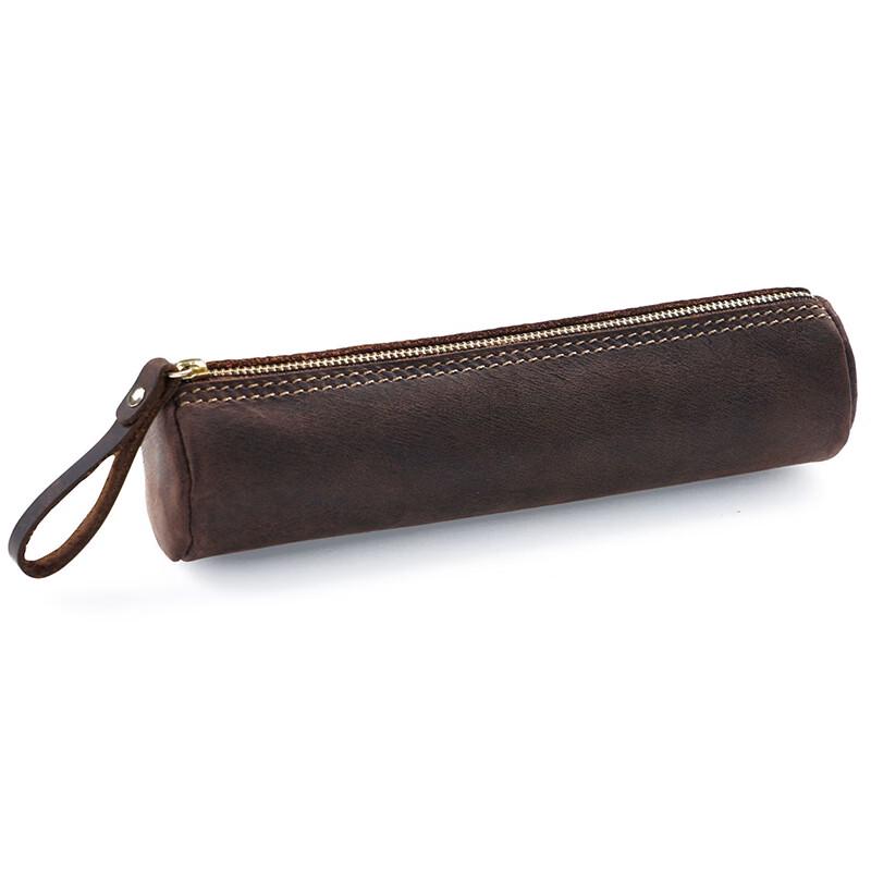 COUVEZI Retro Leather Stationery Pouch