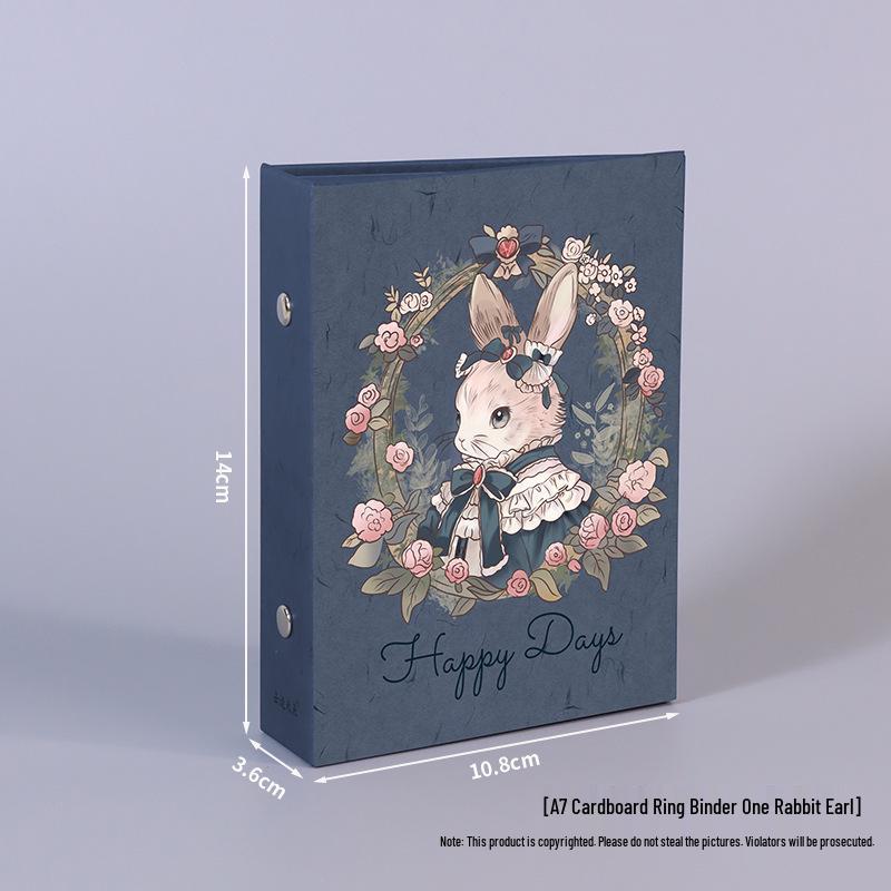 Star Chaser A7 Cardboard Notebook: Springtime Nap Diary & Small Card Storage Album