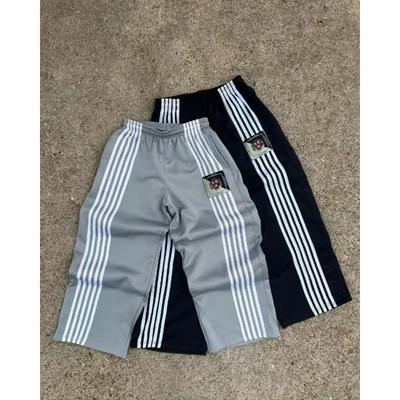 Jauns Street Fashion Zīmols Apģērbs Sieviešu sporta bikses Fashion Ins Harajuku Casual Straight Bikses Klasiskas vienkāršas brīvas skriešanas bikses