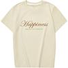 Soft Comfortable Fashionable Breathable Sports Short Sleeve T-Shirt Women Tops Bleached-Sand L324W017-046L