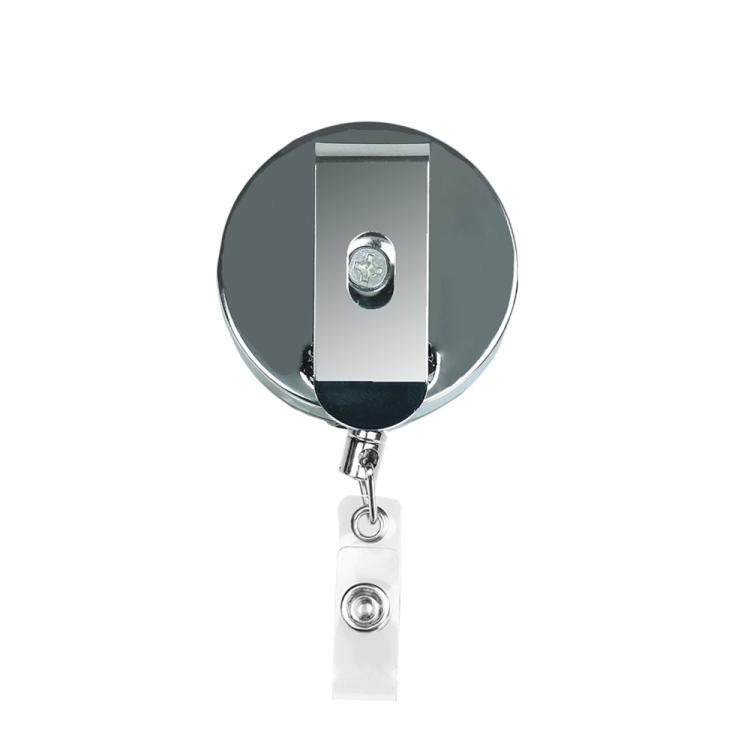 Set Creativo di Portachiavi Retrattili per Ufficio - Cavo d'Acciaio Anti-Perdita in 4 Pezzi