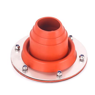 Kit de cric de poêle pour tente, toit Flexible, Tube de toiture en métal en Silicone, clignotant haute température