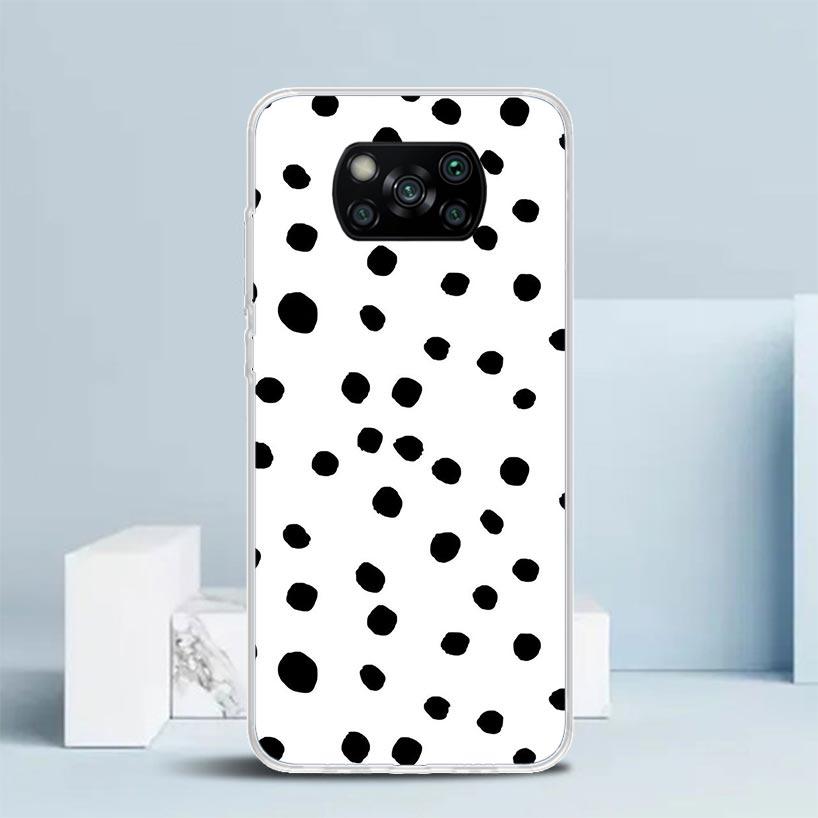 Punkte Muster Kunst Handyhülle Für Xiaomi Poco F7 Ultra X5 X6 X7 Pro M7 Redmi 15C 15 13C 13 12C 12 10C 10 10A 9 9C 9A 9T Hülle Poco X