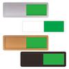 Acrylic Bathroom Occupancy Indicator Sign Adhesive Magnetic Restroom Sign Sliding Privacy Not Disturb Sign Conference Room