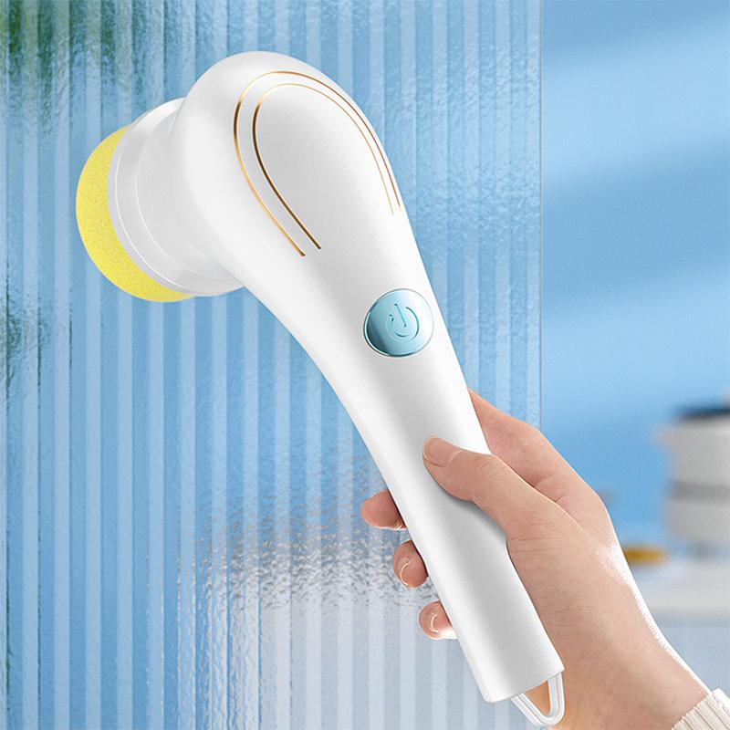 5In1 Electric Cleaning Brush Scrubber Multifunctional Brush for Bathroom Kitchen Home Cleaning Tools Wash Shoes USB Charging