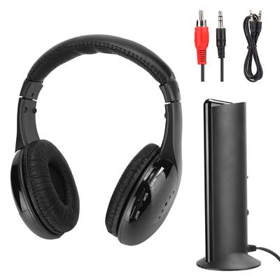 Auricolare wireless FM 5 in 1 integrato?in Microfono Auricolare con Supporto di Ricarica