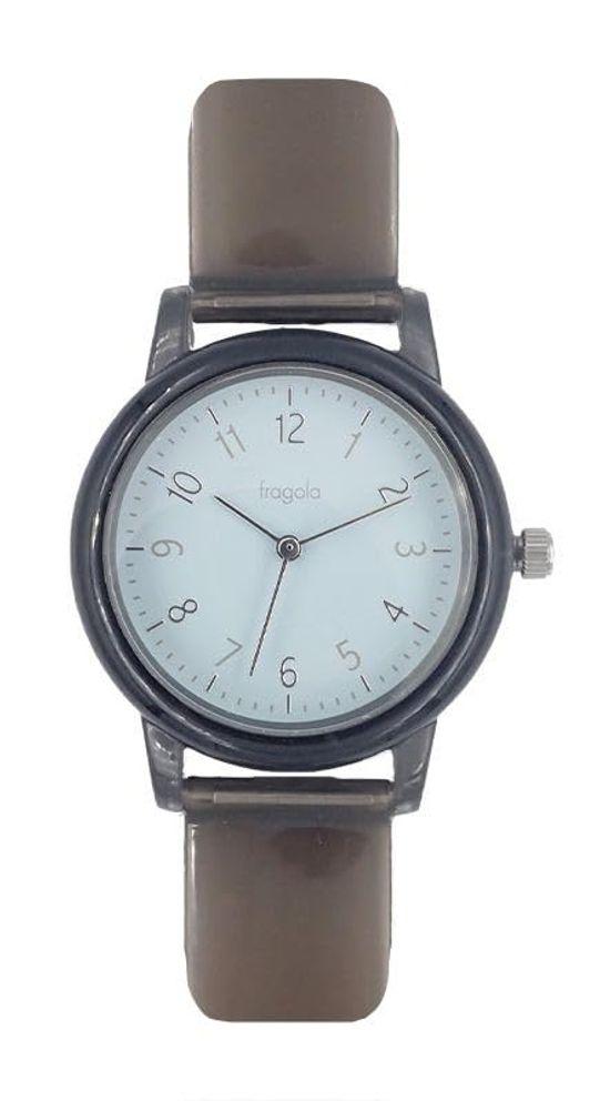 

[Follow] Watch Fragola Clear Case Watch N02324S-1 BK/BL Women s Black