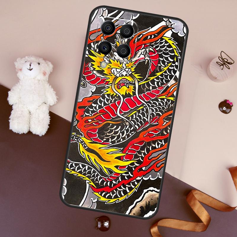 

DRAGON TATTOO JAPANESE Чехол Для Samsung Galaxy M13 M54 M34 M14 M56 M36 M16 M31 M11 M53 M12 M32 M52 M35 M55 M15 M06 Samsung M15