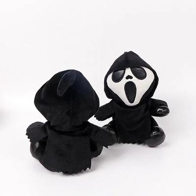 New 18Cm Ghostface Plush Toy Death Figure Horror Doll Soft Stuffed Grimace Halloween Toy Doll Halloween Decoration Doll Gifts