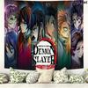 Demon Slayer Wall Tapestry Aesthetic Wall Hanging Printed Fabric Blanket Decorative Tapestries for Bedroom Living Room Home Decor