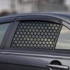 Universal 75X50cm Hexagon Geometric Mesh Pattern Vinyl Sticker For Window Car Accessories Self-Adhesive Side Window Sun Shade