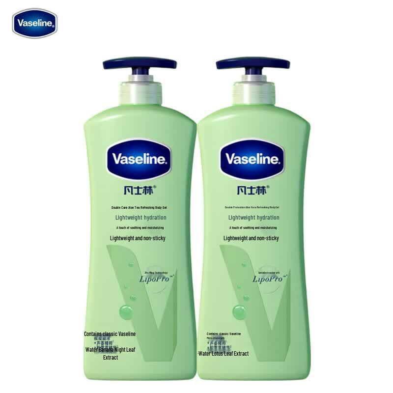 

Vaseline Aloe Fresh Body Lotion Twin Pack